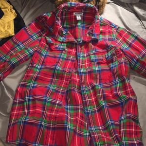 Red plaid flannel!